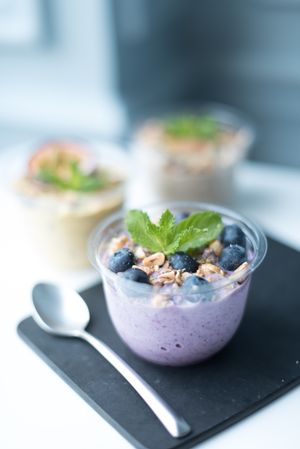 BLACKCURRANT BIRCHER MUESLI at Cojean - Beaugrenelle  in Paris