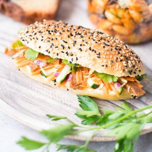 vegan banh mi at Cojean - Bourse in Paris