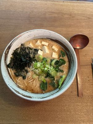 Veggie miso - Vegan ramen  at Ramen to Biru - Vesterbro in Copenhagen