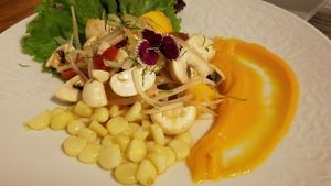 ceviche vegano at Armonica Cafe in Lima