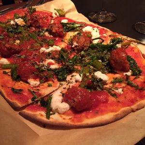 vegan ricotta pizza at Wynn Hotel - Allegro in Las Vegas
