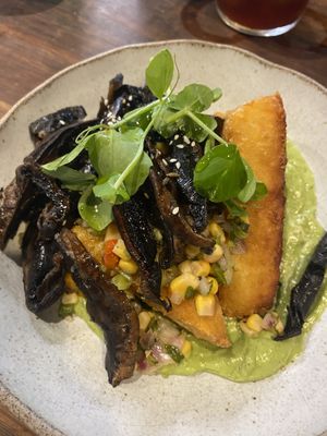 Hash browns  at Two Chaps in Marrickville