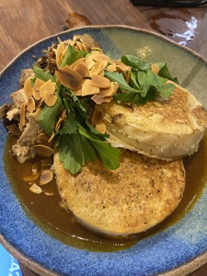 Sourdough crumpets   at Two Chaps in Marrickville