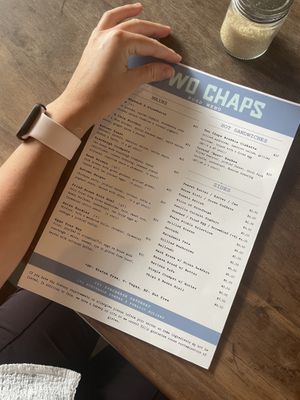  Calling themselves vegetarian but there’s Parmesan served hm   at Two Chaps in Marrickville