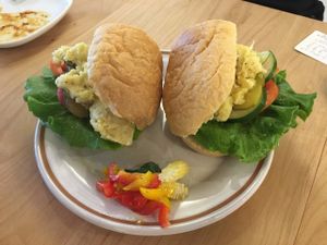 Yami yami sandwich at Hu Qiu - Algernon Food Meet in Taichung