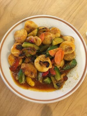 potato gnocchi at Hu Qiu - Algernon Food Meet in Taichung