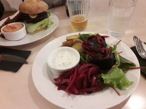 ''Herring'' eggplant at Terapija in Riga