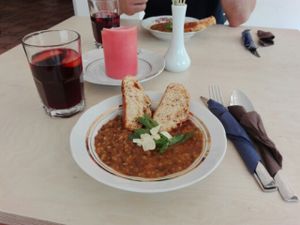 lunch specials -soup at Terapija in Riga