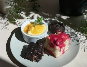 Dessert (brunch)  at Terapija in Riga