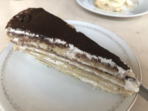 Coffee cake👍🏼 at Terapija in Riga