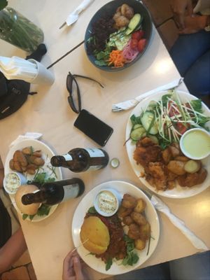 I would really recommend the Breaded soy fillet!!! at Terapija in Riga