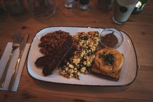 English breakfast  at Emmi's Kitchen - Glockenbach in Munich