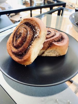 Vegan cinnamon 🐍  at Emmi's Kitchen - Glockenbach in Munich