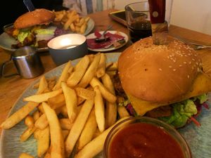 jackfruit burgers at Emmi's Kitchen - Glockenbach in Munich