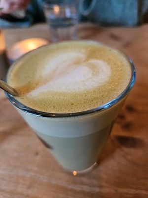 Matcha Latte #Veganuary at Emmi's Kitchen - Glockenbach in Munich
