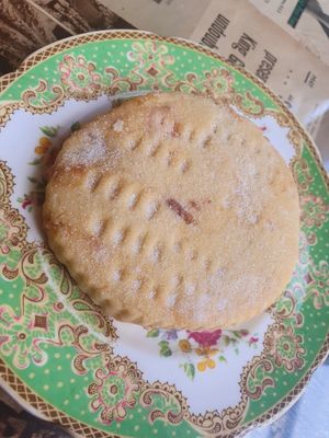 Cherry shortbread. at Scarlett's Vintage Tea Rooms in Knaresborough