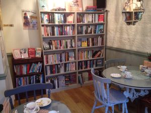 Book Rooom at Scarlett's Vintage Tea Rooms in Knaresborough