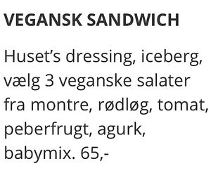 Vegan sandwich 🥪  at Green Kitchen in Slagelse