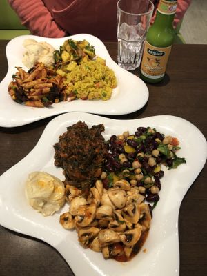 The salads at Green Kitchen 🙌🏻 at Green Kitchen in Slagelse