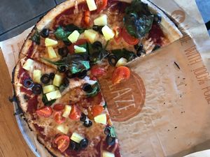 Kids pizza at Blaze Pizza in Oklahoma City