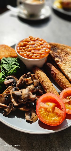 Full vegan breakfast 😋 at Maxwells Cafe Bar in Clitheroe