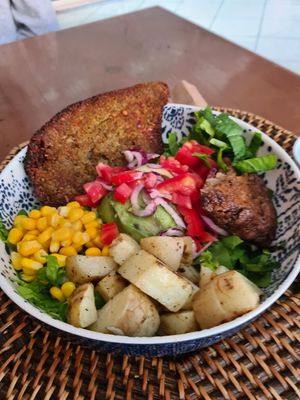 Budda bowl at Xela Green in Quetzaltenango