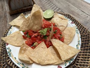 Nachos  at Xela Green in Quetzaltenango