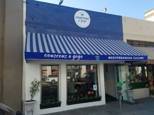 Outside at Couscous a Gogo in Beverly Hills