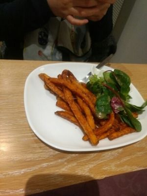 sweet potatoes  at Laudis Sauerlandstuben in Meschede