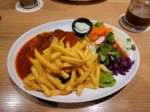 Paprika Pilz- Schnitzel at Laudis Sauerlandstuben in Meschede