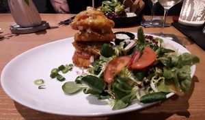 Rösti Turm vegan at Laudis Sauerlandstuben in Meschede