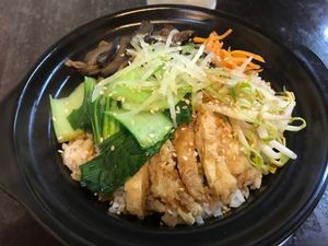 Claypot rice  at Yun Shui Ge Vegetarian House - Lebuh Armenian in Penang