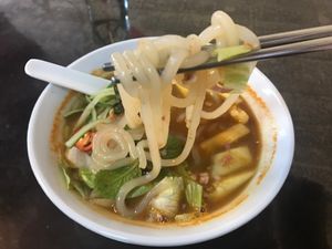 Assam laksa  at Yun Shui Ge Vegetarian House - Lebuh Armenian in Penang