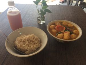 Chef's special Curry
Nutmeg Juice  at Yun Shui Ge Vegetarian House - Lebuh Armenian in Penang