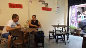 Interior at Yun Shui Ge Vegetarian House - Lebuh Armenian in Penang