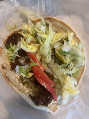 Falafel wrap at Gyro Plus in Gainesville