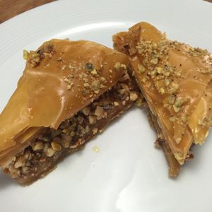 Vegan Baklava at Amena Bakery and Cafe in Las Vegas
