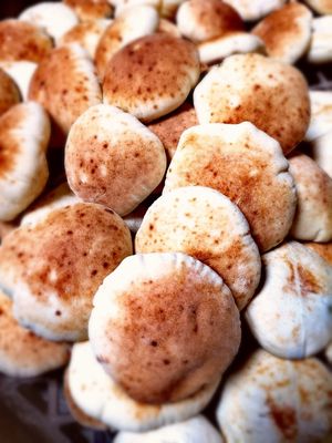 Home made pita  at Amena Bakery and Cafe in Las Vegas