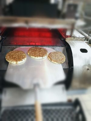 Home made fresh pita at Amena Bakery and Cafe in Las Vegas