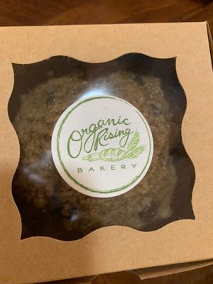 Chocolate chip cookie at Organic Rising Bakery in Malabar