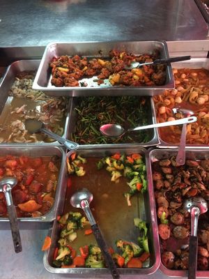 many choices available at Vegetarian Stall - Jalan Hang Lekiu in Kuala Lumpur