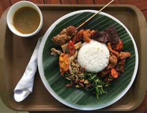 Nasi Campur at Trihita Vegan in Dalung