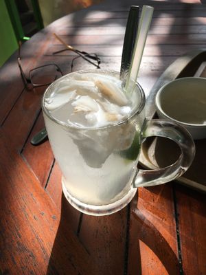 Iced Coconut at Trihita Vegan in Dalung