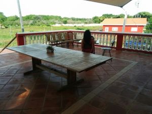 Deck for seating at Hofi Cas Cora in Willemstad