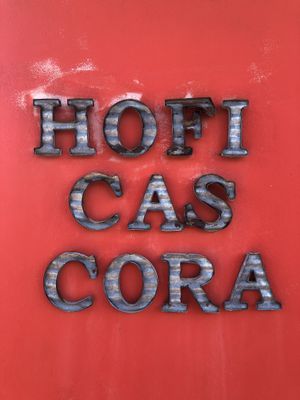 Nice letters😍 at Hofi Cas Cora in Willemstad