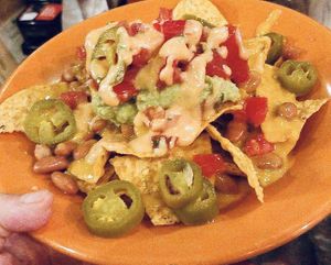 Loaded Nachos! Vegan, gluten free comfort food! at SunShine Cafe - Front St in Keyport