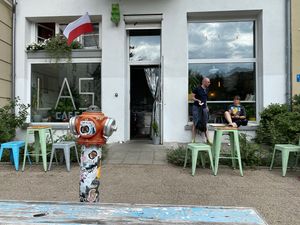 From outside at LAS in Sopot