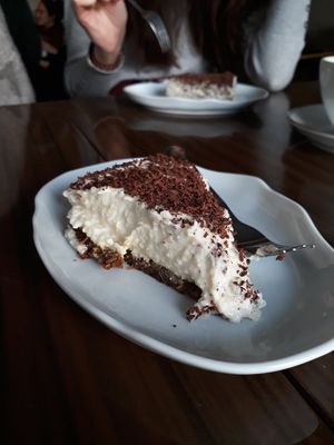 Vegan and gluten free cheesecake at LAS in Sopot