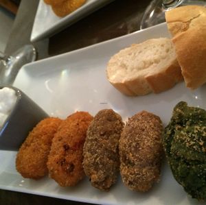 Croquetas de la Mama  at Pura Vida Vegan Bar in Madrid