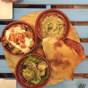 starters / entrantes at Pura Vida Vegan Bar in Madrid